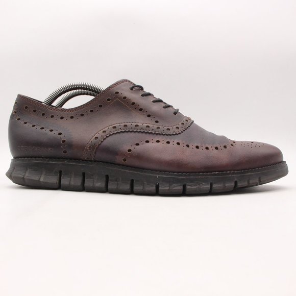 Cole Haan Other - Cole Haan Zerogrand No Stitch Men's 10.5 M Dress Shoes Brown Leather Wingtip